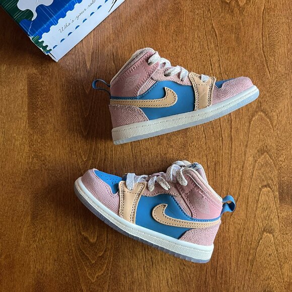 Nike Air Jordan 1 retro pastel sneakers 8C - Picture 8 of 16